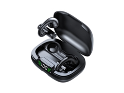 Auriculares Bluetooth Anillo De Cobre Real Bajo Consumo Clip-on Jr03 Uso Sin Sensación Negro