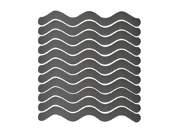 Adesivos Banheira Antiderrapantes para Chuveiro Banheiras Escada Digitallab 1,3x18cm 24pc Cinza