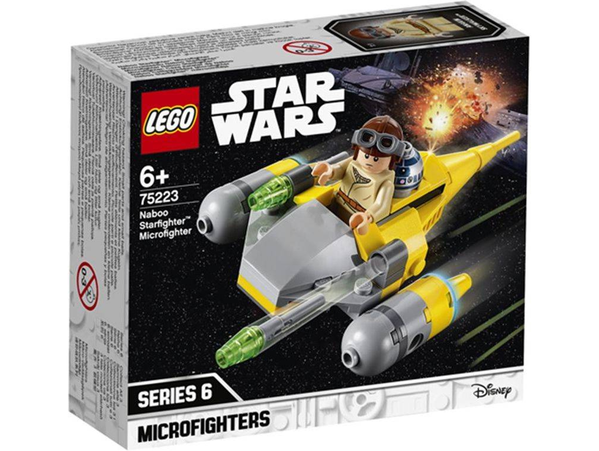 LEGO Star Wars: Naboo Starfighter Microfighter - 75223 (Idade mínima: 6 - 62 Peças)
