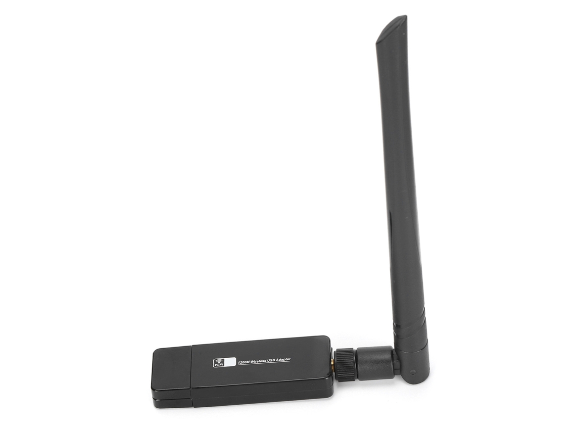 Adaptador De Red Usb Inalámbrico Bt 1200m Dualband 5g Con Antena Para Portátil Y Ordenador De Sobremesa