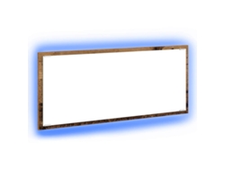 Espejo antiguo de madera de 90 x 8,5 x 37 cm, madera procesada HARLANV1