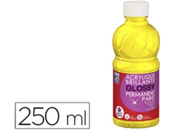 L&B Pintura Acrílica Primaria Amarillo Brillo Tarro 250 Ml
