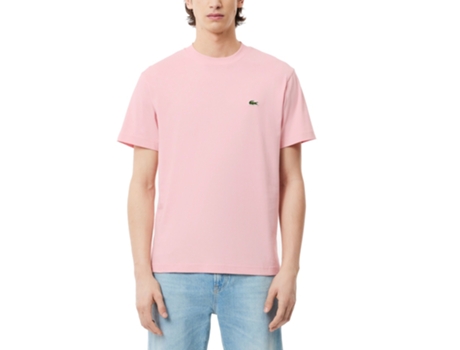 Camiseta de Hombre LACOSTE Sapatos Tecido Rosa (M)