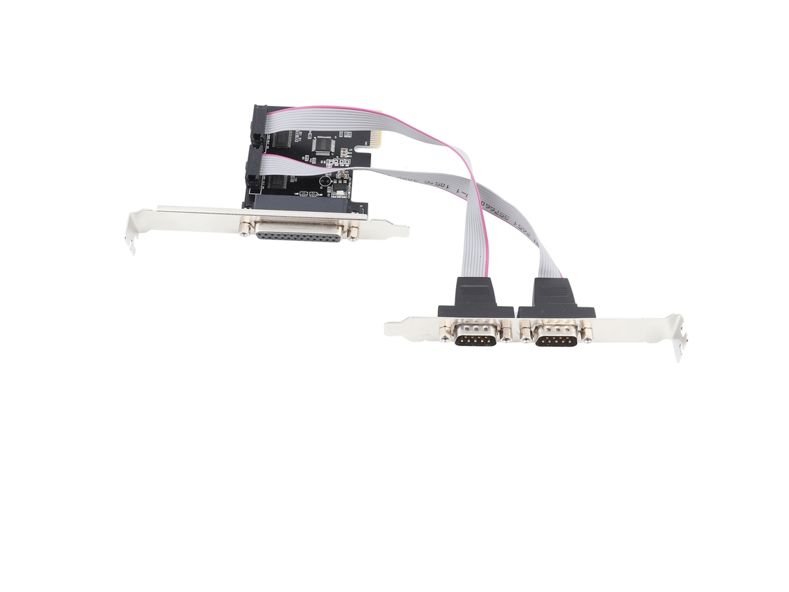 Tarjeta De Expansión Pci-e (2 Puertos Serie + 1 Puerto Paralelo, Compatible Con Rs232 Y Lpt)