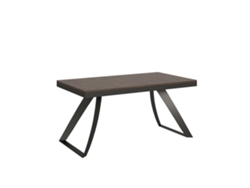 Mesa de Comedor ITAMOBY Proxy Evolution (90x160/264 - Paneles de Melamina - Nogal)