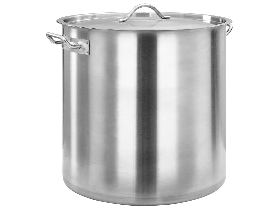 Maceta 98 L 50x50 Cm Acero Inoxidable DKD HOME DECOR