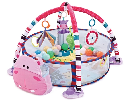 Tapete de actividades con pelota de hipopótamo KIKKA BOO