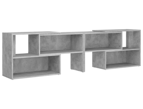 Mueble para la televisión VIDAXL Gris Madera contrachapada (149x30x52 cm)