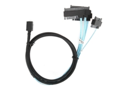 Cabo Adaptador Servidor Mini Sas Sff-8643 Para Sff-8482 29pinos 1 Metro Dados Conversor