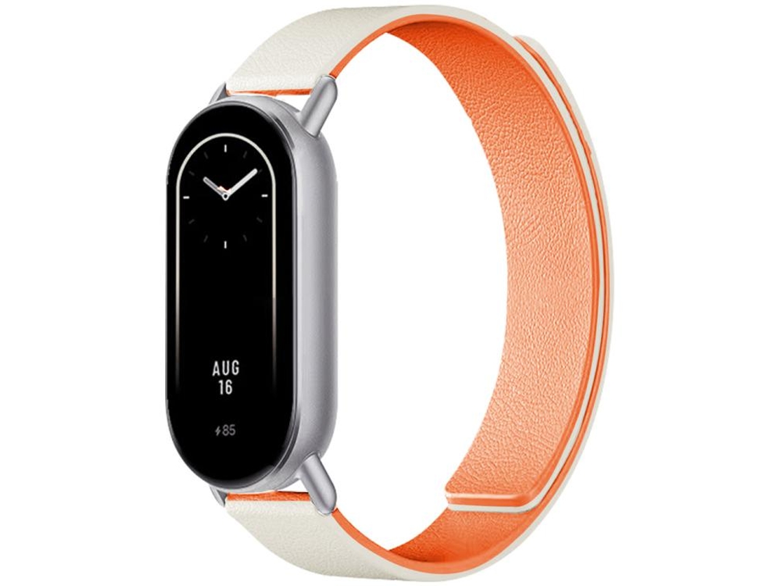 Pulsera para Xiaomi Smart Band 10/9/8 - Silicona suave magnética - Textura de lichi