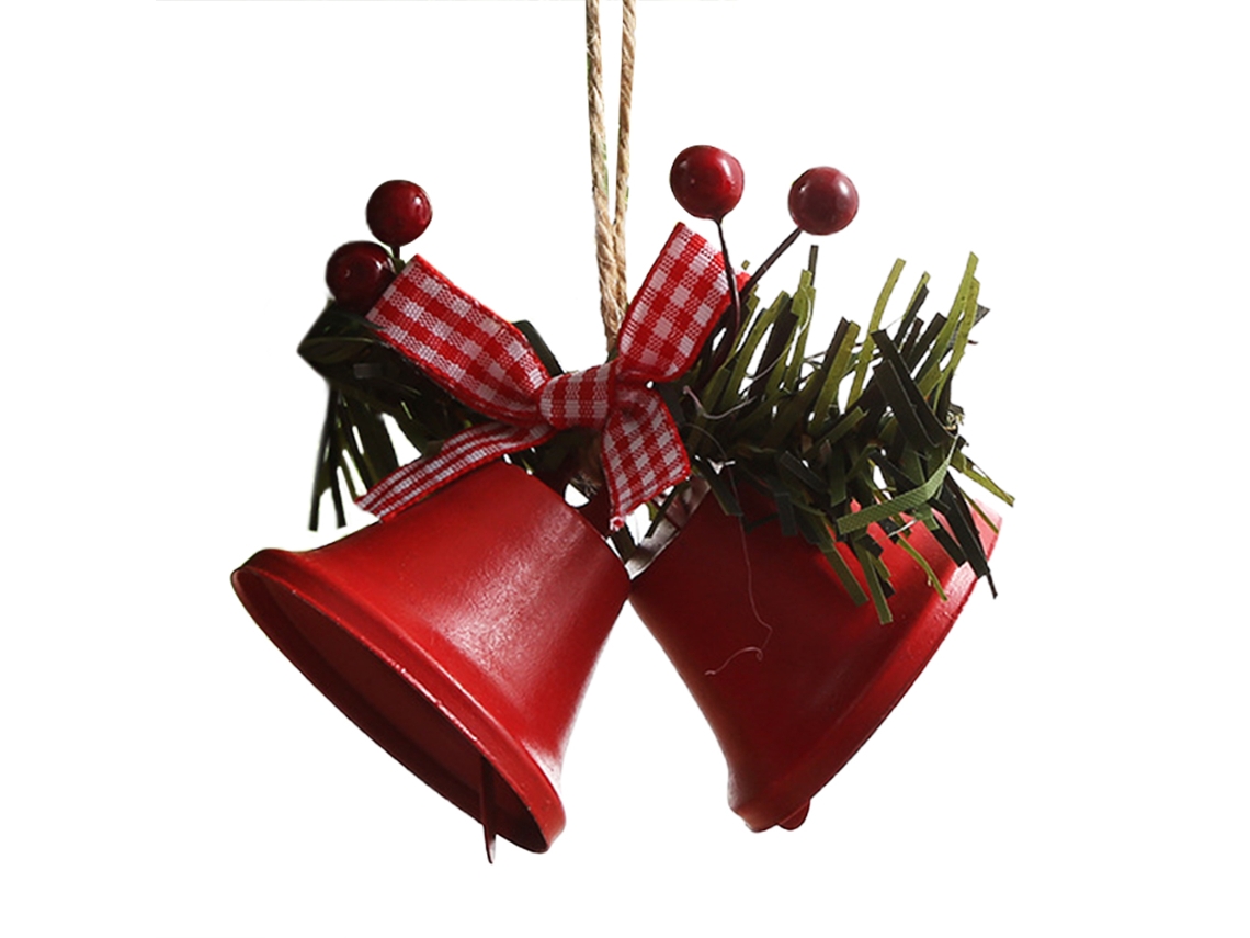 Colgante De Campana De Metal Duradero Para Árbol De Navidad, Decorativo Para Navidad, Bodas, Cumpleaños Y Fiestas.
