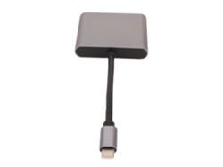 Adaptador Usb-c Para Estación De Acoplamiento Multimedia Usb 3.0 Plug And Play Con Interfaz Dual Hd 4k A 30 Hz