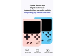 Blue Retro Classic Games Childrens Handheld Small Game Console With 500 Game Charging Can Be Connected To The Tv