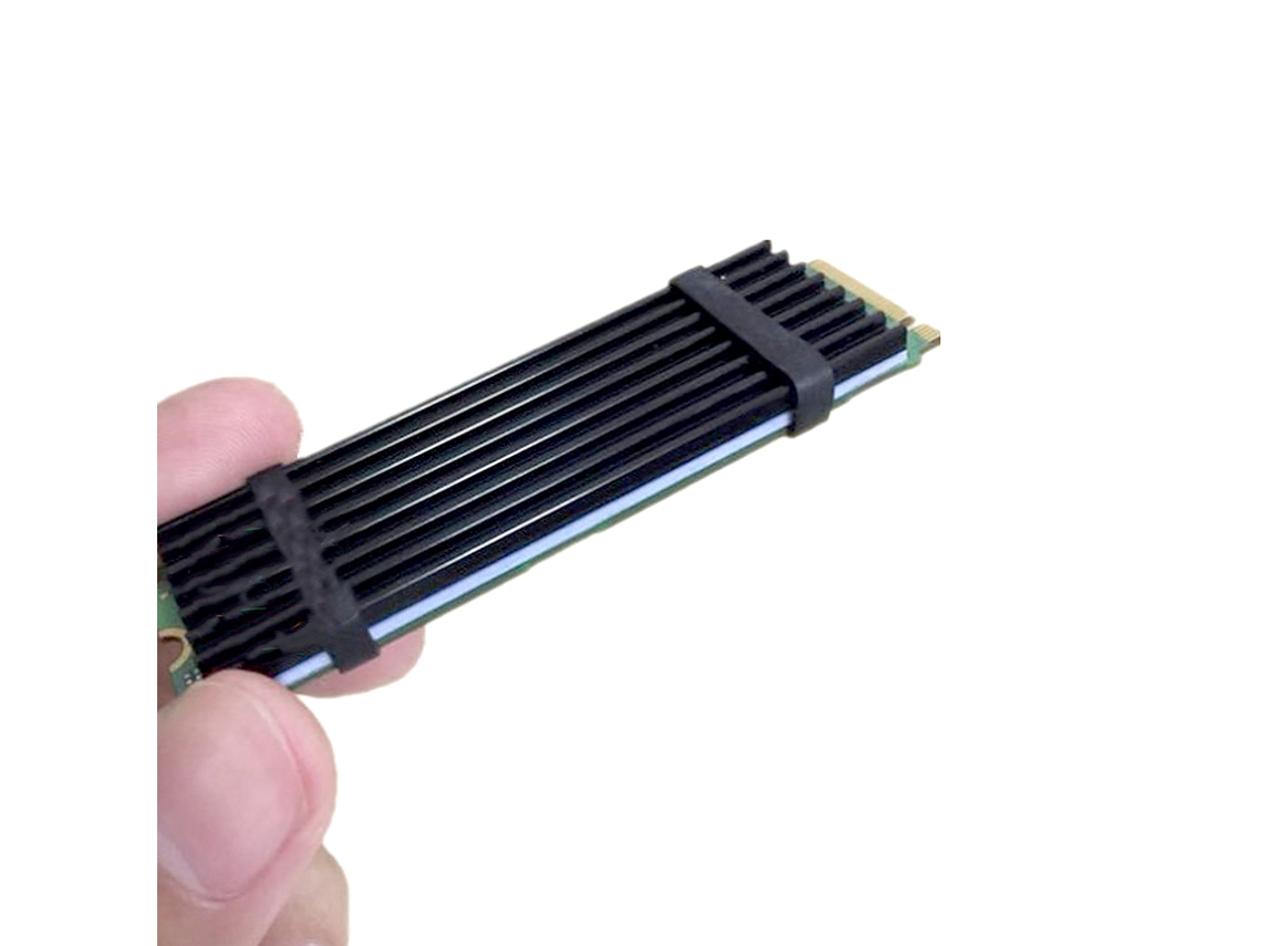 Disipador De Calor M.2 2280 Ssd Radiador Cooler Disipador De Calor Negro