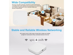 Tuya Wifi + Bt Smart Gateway Hub, Controlado Mediante La Aplicación Smart Life, Compatible Con Alexa Y Google Home.