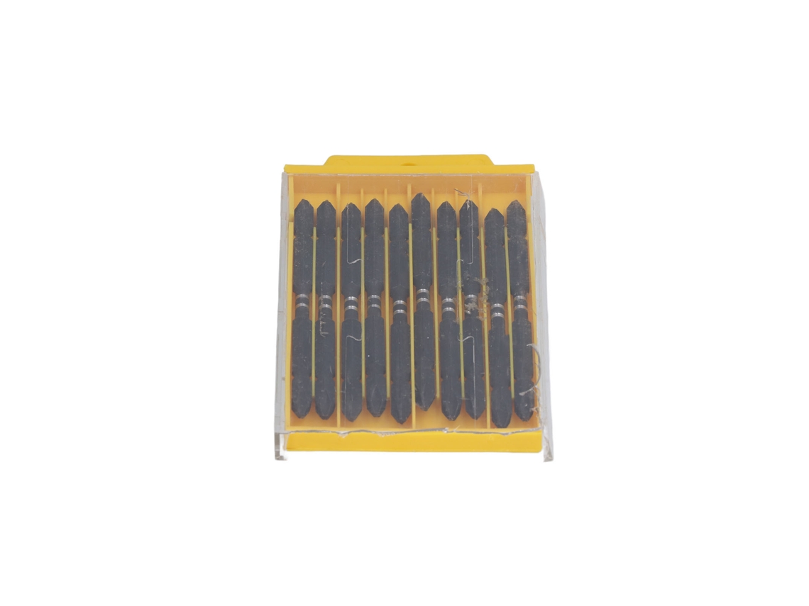 10 Piezas De Destornilladores De Puntas Cruzadas Magnéticas Con 2 Cabezas, Hexagonal 1/4 Pulgada, Acero S2, Ph2, 100mm