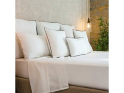 Juego de Sábanas COTTON ARTEAN (Blanco - Cama de 200 cm - Algodón)
