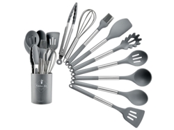 Juego De Utensilios De Cocina De Silicona (gris), 10 Piezas