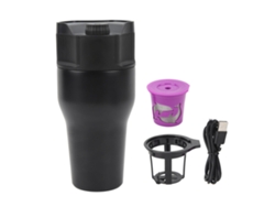 Cafetera Eléctrica Portátil Para Cápsulas Y Café Molido, Compatible Con Usb, Ideal Para Viajes, Acampadas Y Uso Al Aire Libre.