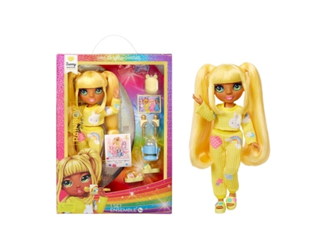 RAINBOW HIGH Junior Muñeca Fiesta de Pijamas Sunny Yellow