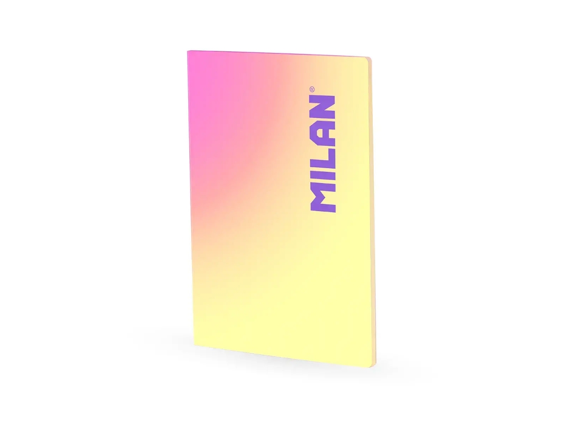 Cuaderno cosido Milan Sunset, cuadrícula amarilla, 48 páginas, 95 g, 57243l48sny