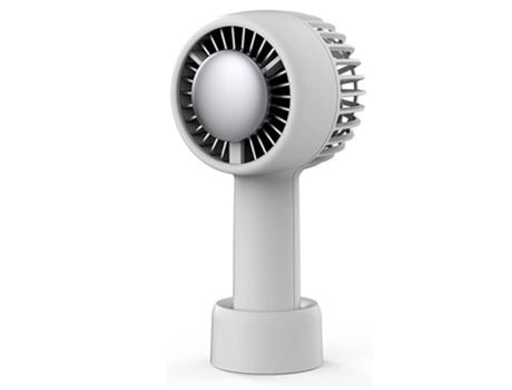 BISBISOUS Ventilador Recargable USB Blanco Mini Ventilador Portátil Blanco con Enfriamiento Semiconductor para Enfriamiento Rápido
