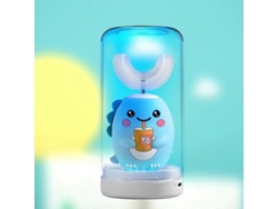 Cepillo de dientes eléctrico inteligente para niños con forma de U, movimiento sónico de 360 ​​grados, fabricado en silicona y con diseño GOKOCO.