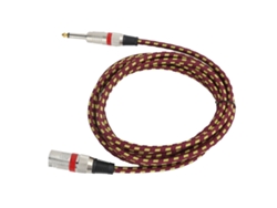 Cable Balanceado Xlr A 6,35 Mm (1/4 De Pulgada) Macho, 3 M, 24 Awg, Cobre Libre De Oxígeno Para Micrófono, Instrumento Y Audio.