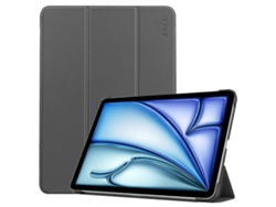 Triple capa de protección de piel sintética para tablet Enkay Hat Prince para iPad Air 13 (2024) Gris Hengrongshen (2025)