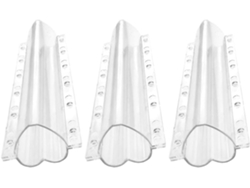 Juego De 3 Moldes Para Verduras Con Forma De Corazón, Duraderos.