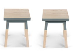 Banco MON PETIT MEUBLE FRANÇAIS de Madeira Maciça Assento 35 cm (2 unidades)