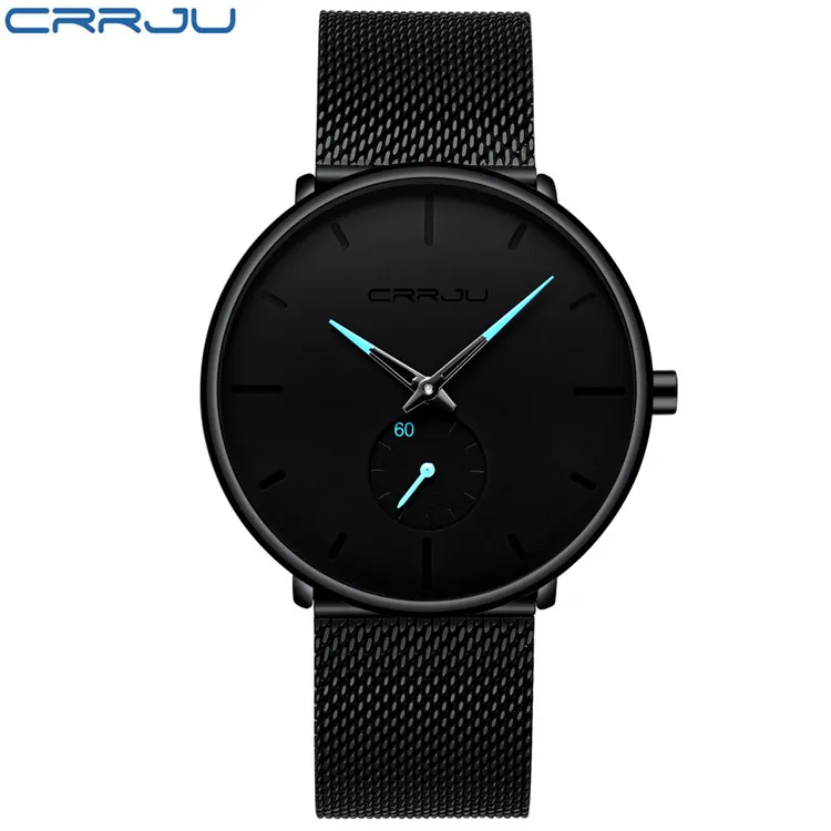 Reloj Minimalista Ultrafino E Impermeable Para Hombre (azul)