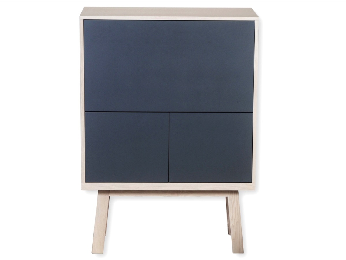 Escritorio MON PETIT MEUBLE FRANÇAIS de Madera Con Almacenamiento 90 cm de Ancho