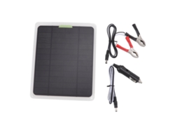 Panel Solar De 10 W Con Doble Salida Usb Tipo C De 12 V Cc Para Acampar, Viajar Y Trabajar Al Aire Libre.