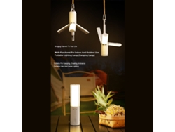 Lámpara De Camping Plegable Multifuncional Para Uso En Exteriores, Linterna Colgante Portátil, Iluminación Para Tiendas De Campaña Y Dormitorios De Estudiantes.