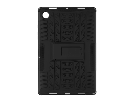 Samsung Galaxy Tab A8 10.5 Funda bimaterial con soporte de pie negro AVIZAR