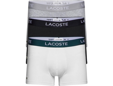 Paquete de 3 Boxers LACOSTE Algodón Hombre (L - Multicolor)