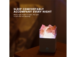 MEOIRUERY Luz sal del Himalaya LED (ionización + control remoto)