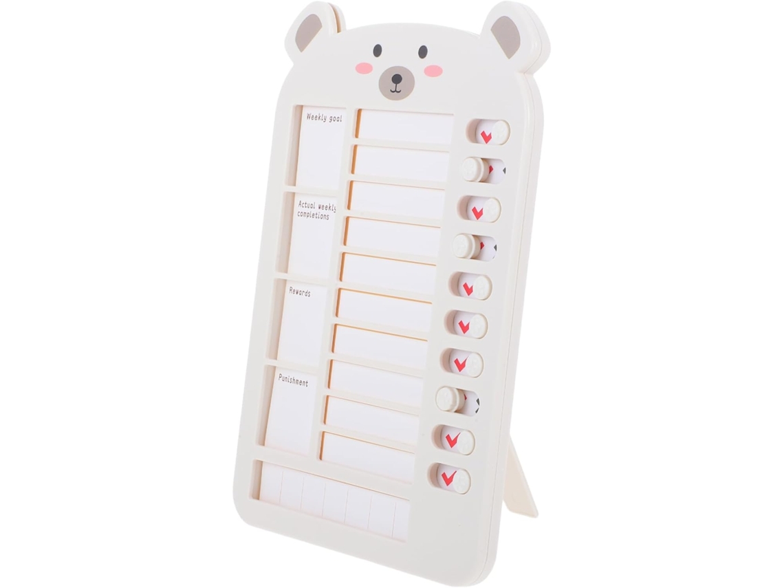 Tablero De Notas Para Niños Y Niñas Con Planificador De Tareas, Rutina Matutina