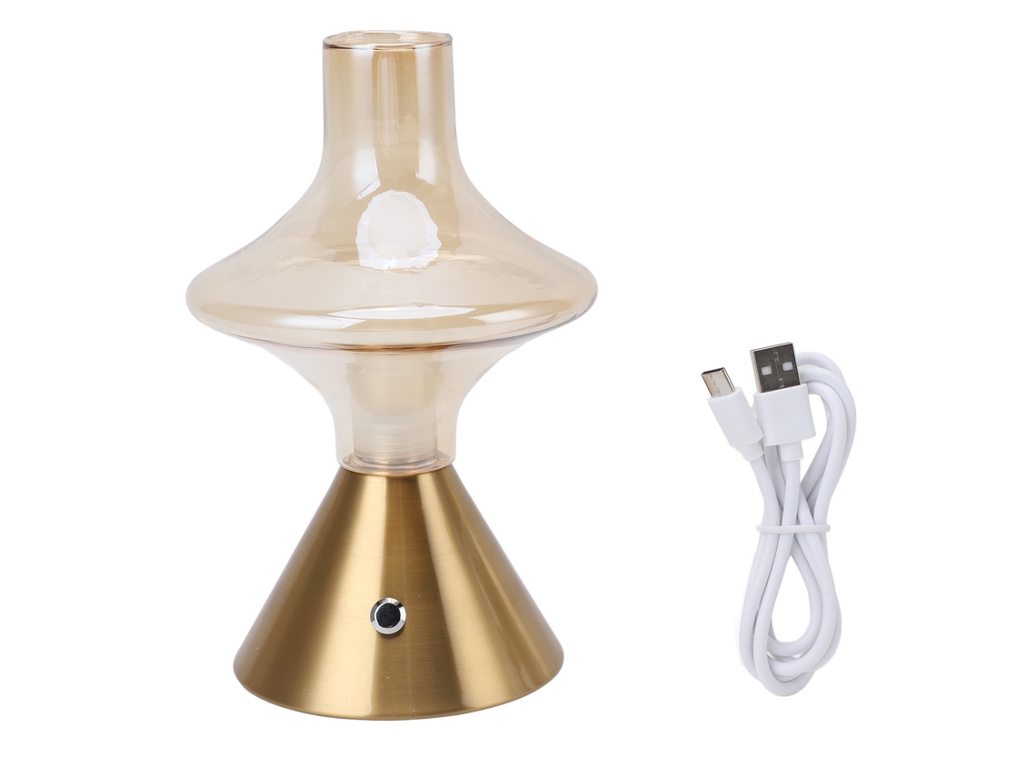 Yncm2026-lámpara De Mesa Inalámbrica Recargable 1800mah Led Regulable Con Toque, Lámpara De Noche Para Exterior Y Hogar, Decoración De Dormitorio