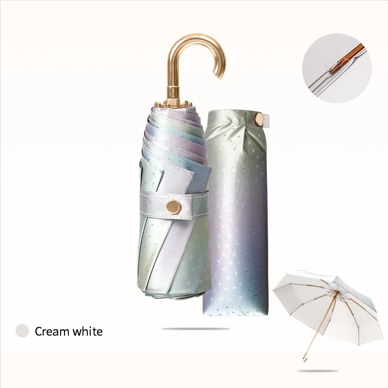 (blanco Aceite 8k) Sombrilla/parasol Portátil