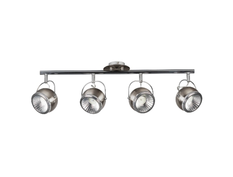 Lámpara De Techo Bola En Metal Satinado 80X13X23 Cm EPIKASA