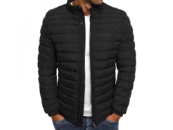 2026-chaqueta Ligera De Plumas Para Hombre Abrigo Acolchado Invierno Caliente Casual Exterior Tns L Negro