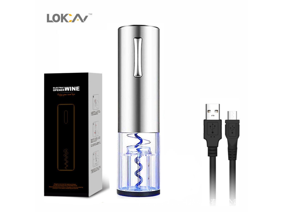 Abridor de botellas de vino eléctrico Siurn, juego de vino de acero inoxidable