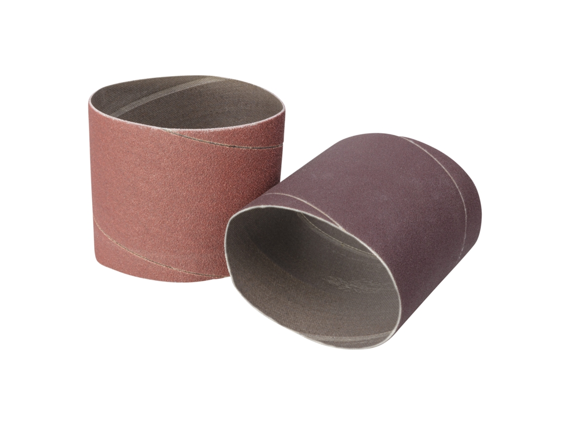 Wolfcraft 2246000 - 1 Juego De Bandas Abrasivas De Tejido De 2 Piezas Ø 75 Mm