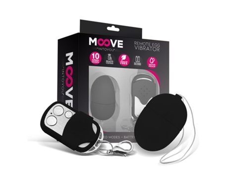 Huevo Vibrador Con Control Remoto Mini Negro MOOVE
