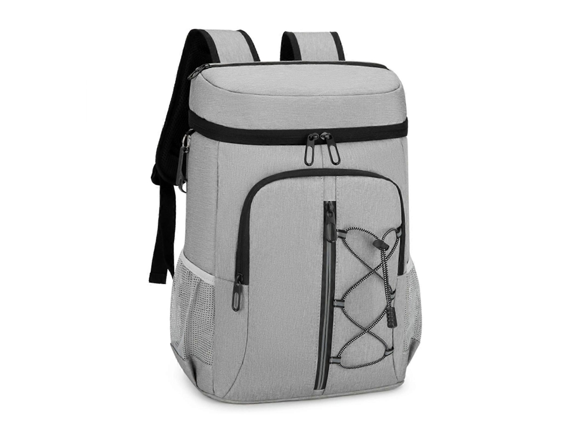 Mochila térmica ligera y aislante, impermeable, ideal para acampar, hacer senderismo y pescar - Gris claro