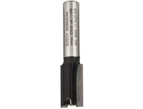 Fresa BOSCH Recta - 8 mm - D1 11 mm - L 19.6 mm - G 51 mm