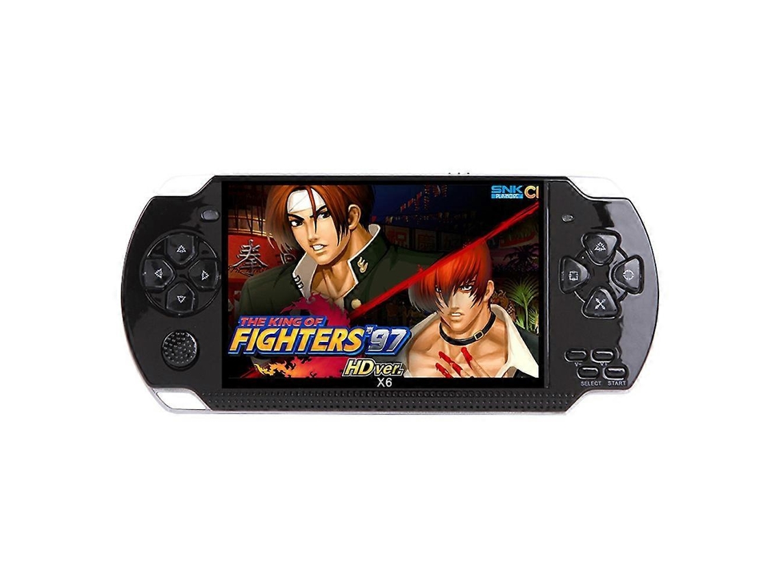 Consola portátil de 4,3 pulgadas con 8 GB de RAM, procesador de 32 bits y compatibilidad con 10 000 juegos. Compatible con TV. Nostalgia88
