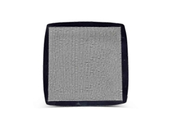 Cesta colgante para hielo (2 piezas), color negro, 44,5 x 24,5 x 20 cm